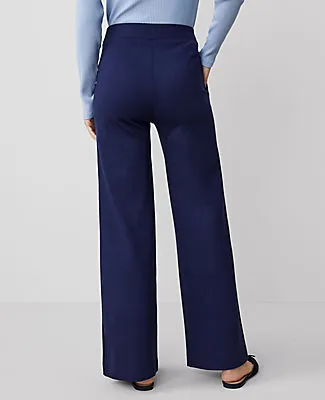 Ann Taylor Weekend Collection Ponte Straight Leg Pant sold by Ann Taylor product image thumbnail 3