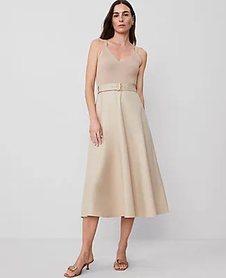 Ann Taylor Mixed Media Sweater Dress sold by Ann Taylor product image thumbnail 2