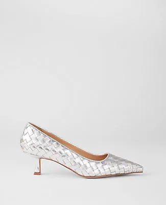 Ann Taylor Nip Toe Kitten Heel Pumps sold by Ann Taylor