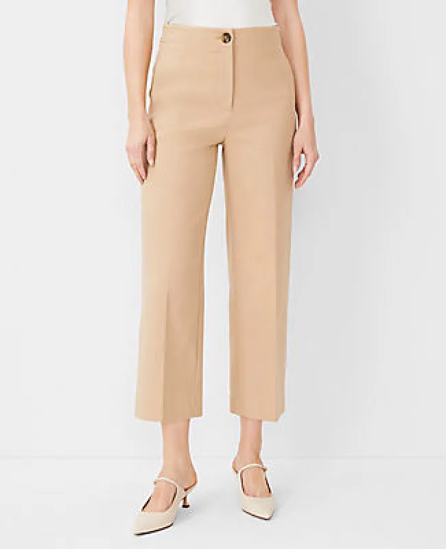 Ann Taylor The Kate Wide-Leg Crop Pant sold by Ann Taylor