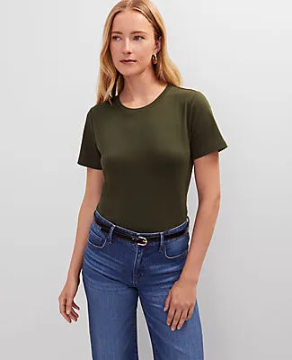 Ann Taylor Crew Neck Tee sold by Ann Taylor