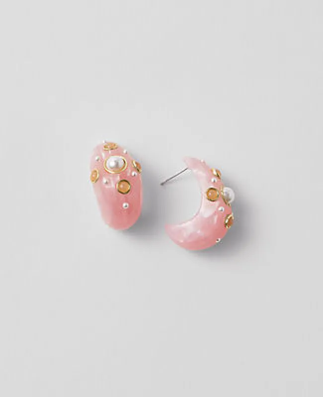 Ann Taylor Embellished Teardrop Earrings sold by Ann Taylor