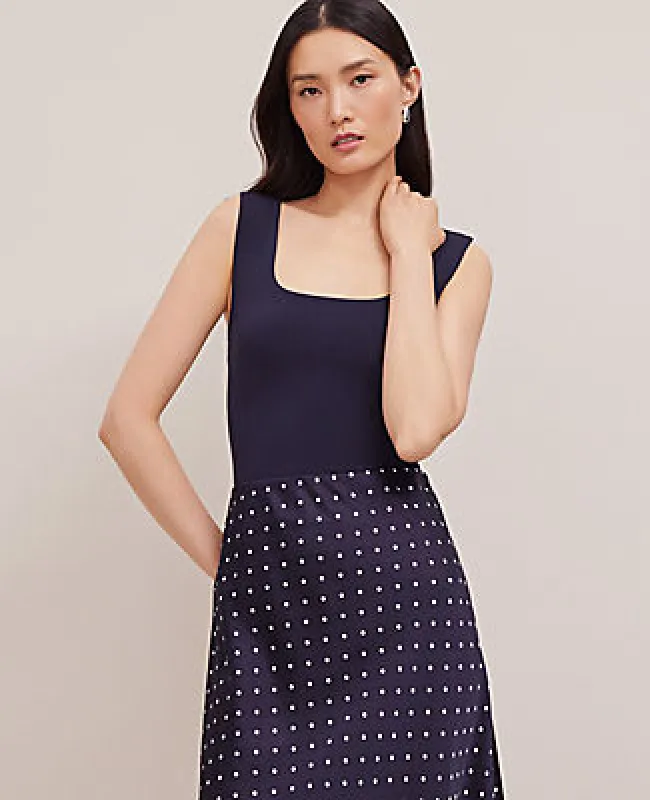 Ann Taylor Petite Square Neck Tank Top sold by Ann Taylor