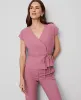 Ann Taylor Wrap Tie Waist Blouse sold by Ann Taylor