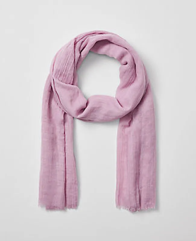 Ann Taylor Fringe Scarf sold by Ann Taylor