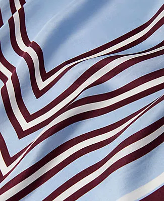 Ann Taylor Striped Triangle Silk Scarf sold by Ann Taylor product image thumbnail 2