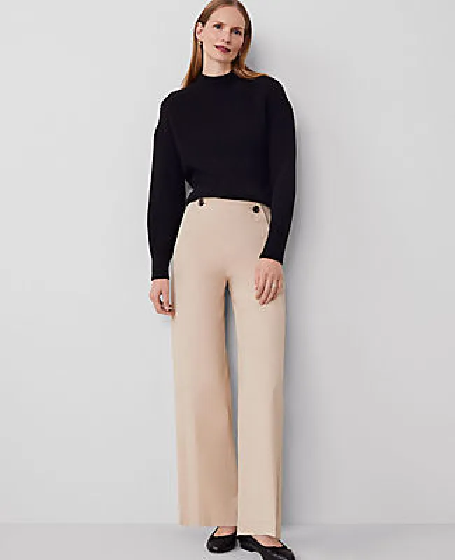 Ann Taylor Weekend Collection Wide-Leg Sailor Pant sold by Ann Taylor