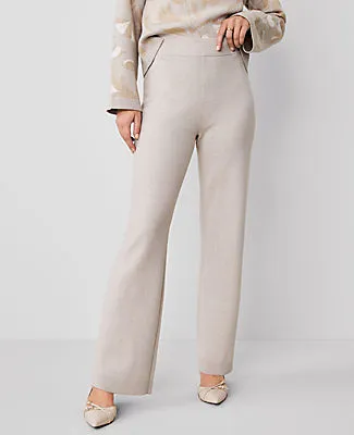 Ann Taylor The Petite Wide-Leg Sweater Pant sold by Ann Taylor product image thumbnail 3