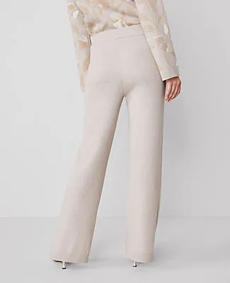 Ann Taylor The Petite Wide-Leg Sweater Pant sold by Ann Taylor product image thumbnail 4