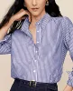 Ann Taylor Petite Striped Relaxed Perfect Shirt sold by Ann Taylor