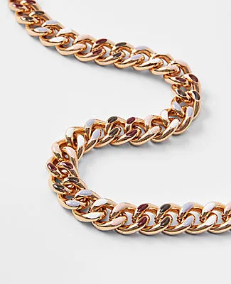 Ann Taylor Enamel Chain Necklace sold by Ann Taylor product image thumbnail 2