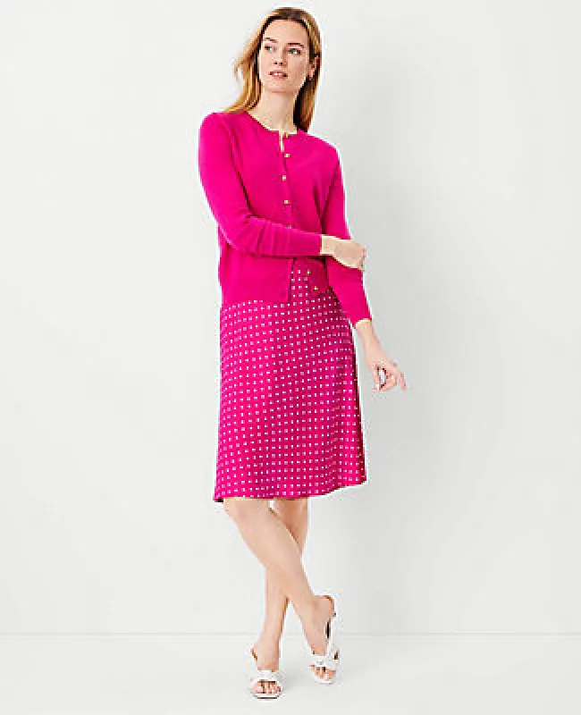 Ann Taylor Petite Dotted Slip Skirt sold by Ann Taylor
