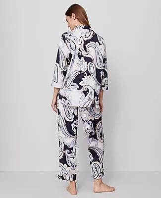 Ann Taylor Paisley Silk Pajama Set sold by Ann Taylor product image thumbnail 2