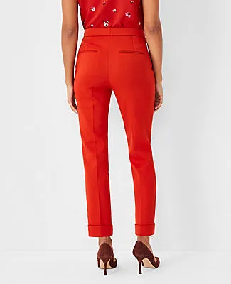 Ann Taylor The Petite High Waist Everyday Ankle Pant in Double Knit - Curvy Fit sold by Ann Taylor product image thumbnail 2