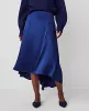 Ann Taylor Studio Collection Asymmetrical Hem Full Midi Skirt sold by Ann Taylor