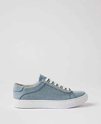 Ann Taylor Weekend Collection Denim Sneakers sold by Ann Taylor