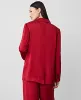 Ann Taylor The Petite Longline Blazer in Satin sold by Ann Taylor