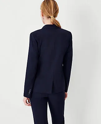 Ann Taylor The Notched Two Button Blazer in Seasonless Stretch - Curvy Fit sold by Ann Taylor product image thumbnail 2
