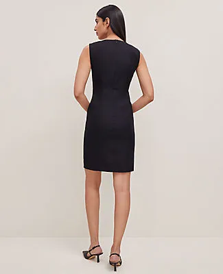 Ann Taylor The Square Neck Shift Dress in Linen Blend sold by Ann Taylor product image thumbnail 2