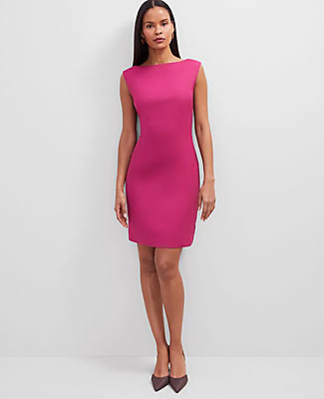 Ann Taylor The Petite Cap Sleeve Shift Dress sold by Ann Taylor