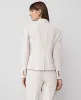 Ann Taylor The Petite Shorter One Button Blazer in Fluid Crepe sold by Ann Taylor