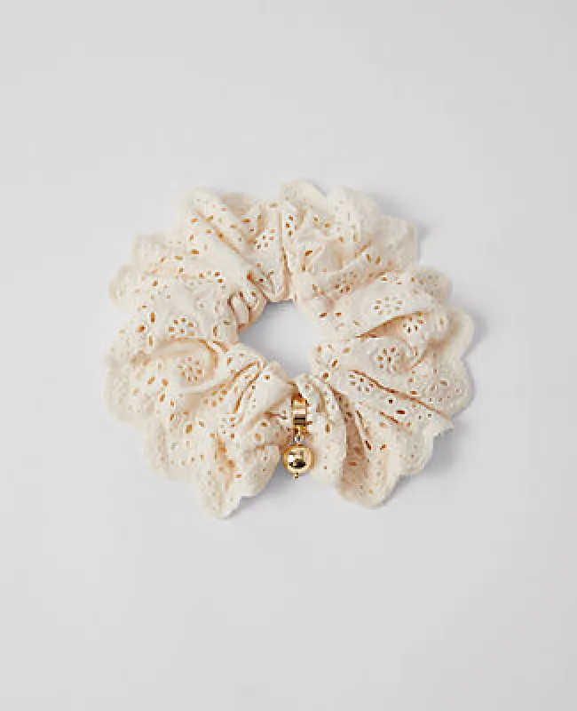 Ann Taylor Eyelet Scrunchie sold by Ann Taylor