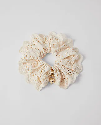 Ann Taylor Eyelet Scrunchie sold by Ann Taylor