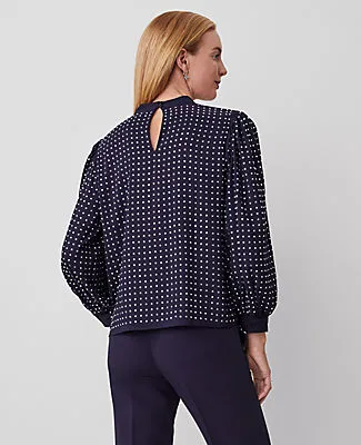 Ann Taylor Bejeweled Mock Neck Top sold by Ann Taylor product image thumbnail 3