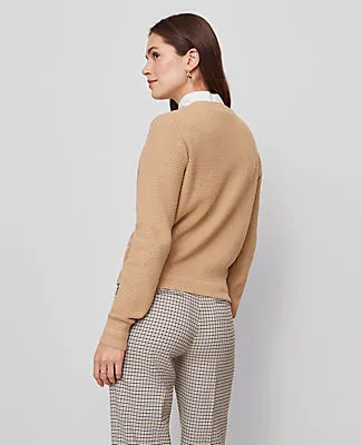 Ann Taylor Textured Cardigan sold by Ann Taylor product image thumbnail 2
