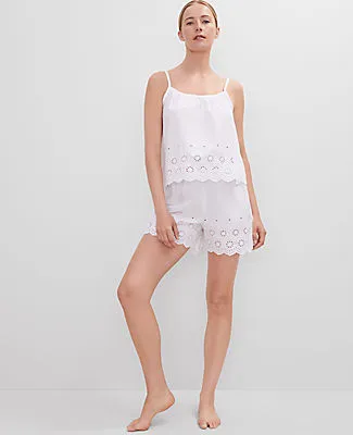 Ann Taylor Eyelet Pajama Set sold by Ann Taylor