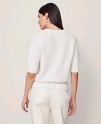 Ann Taylor Weekend Collection Marled Sweater Tee sold by Ann Taylor product image thumbnail 2