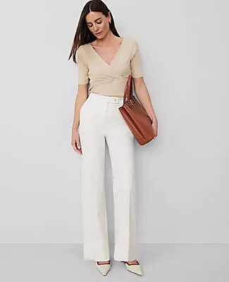 Ann Taylor The Petite Modern Wide-Leg Pant sold by Ann Taylor product image thumbnail 2