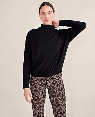 Ann Taylor Haven Well Within Balance Funnel Neck Top sold by Ann Taylor