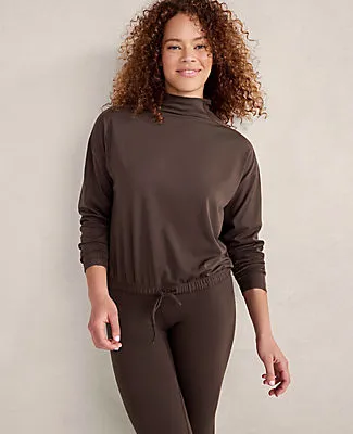 Ann Taylor Haven Well Within Balance Funnel Neck Top sold by Ann Taylor
