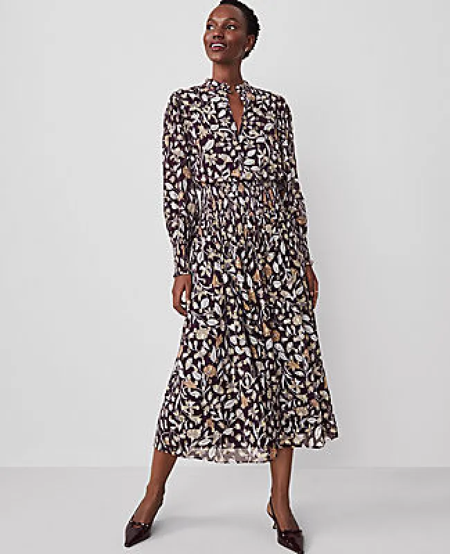 Ann Taylor Petite Floral V-Neck Maxi Dress sold by Ann Taylor