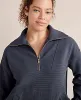 Ann Taylor Haven Well Within Balance Organic Cotton Ottoman Half-Zip sold by Ann Taylor