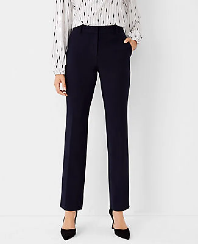 Ann Taylor The Petite Sophia Straight Pant - Curvy Fit sold by Ann Taylor