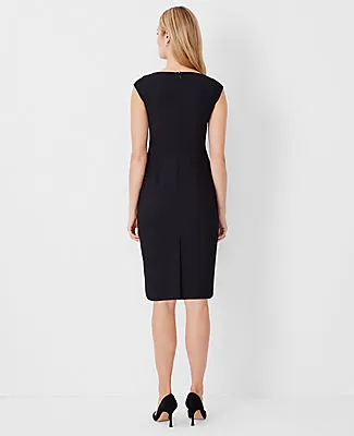 Ann Taylor The Petite Scoop Neck Sheath Dress in Bi-Stretch — Curvy Fit sold by Ann Taylor product image thumbnail 2