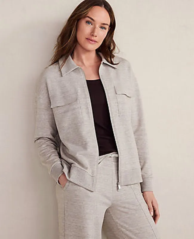 Ann Taylor Haven Well Within Fleece Collared Jacket sold by Ann Taylor