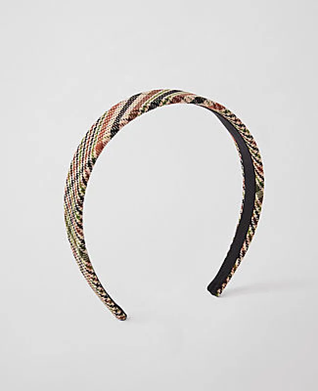 Ann Taylor Plaid Headband sold by Ann Taylor