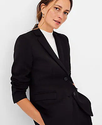 Ann Taylor The Two Button Blazer in Double Knit sold by Ann Taylor product image thumbnail 3