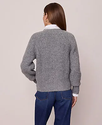 Ann Taylor Weekend Collection Cozy Ribbed Cardigan sold by Ann Taylor product image thumbnail 2
