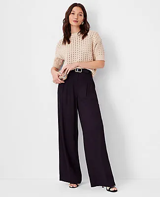 Ann Taylor The Pleated Wide-Leg Pant sold by Ann Taylor