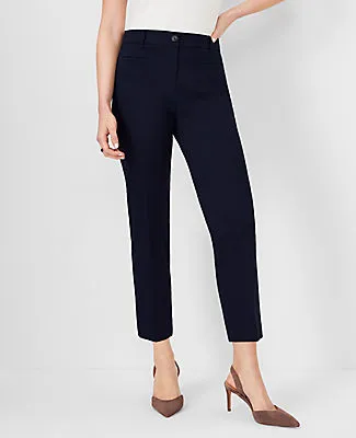 Ann Taylor The Petite Cotton Crop Pant sold by Ann Taylor