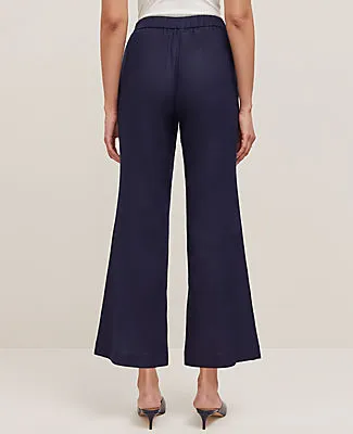 Ann Taylor The Flare Ankle Pant in Linen Blend — Curvy Fit sold by Ann Taylor product image thumbnail 2