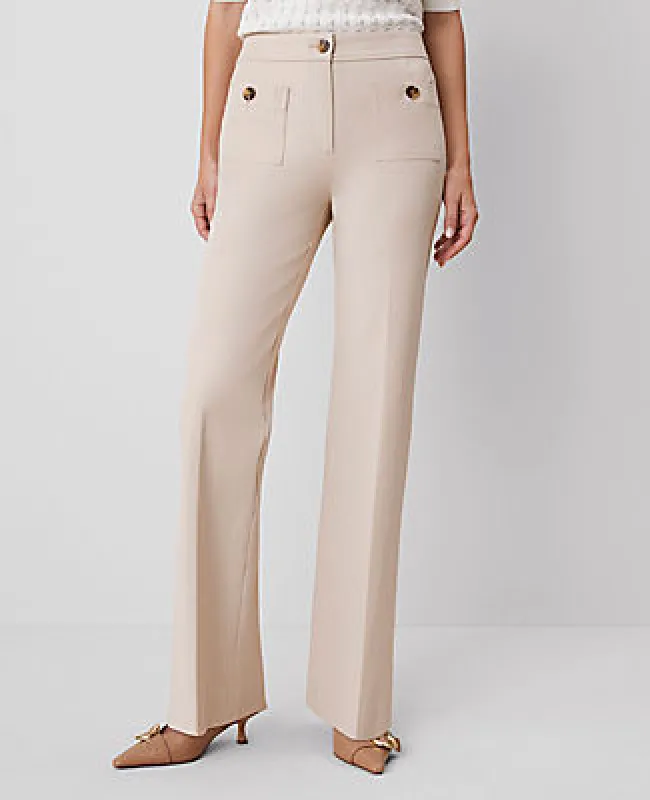 Ann Taylor The Patch Pocket Boot Pant — Curvy Fit sold by Ann Taylor