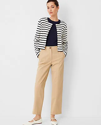 Ann Taylor Petite Seamed Straight Ankle Pant sold by Ann Taylor