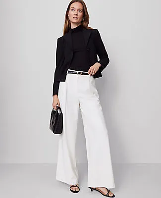 Ann Taylor The Petite Modern Wide-Leg Trouser Pant sold by Ann Taylor product image thumbnail 4