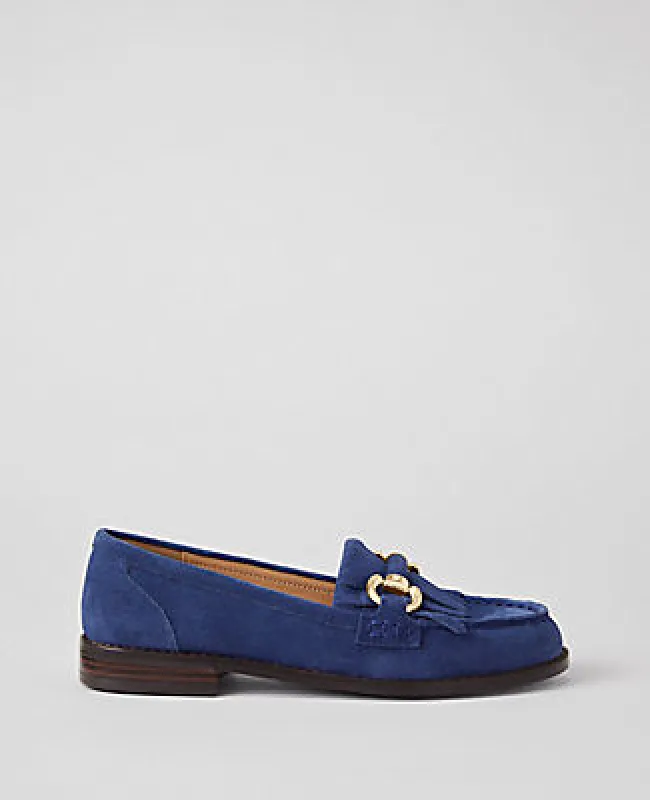 Ann Taylor Kiltie Chain Loafers sold by Ann Taylor