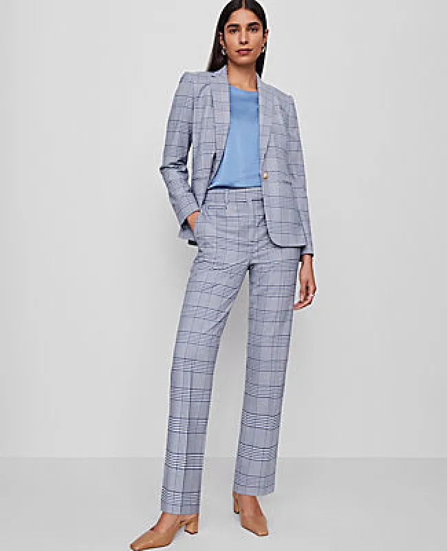 Ann Taylor The Bridgette Pant in Plaid sold by Ann Taylor